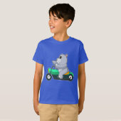 Hippo-Motorrad T-Shirt (Vorne ganz)