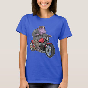 Hippo-Motorrad T-Shirt