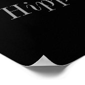 Hippo Mouth Open Poster (Ecke)