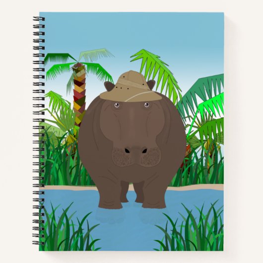 Hippo-Notebook Notizblock (Vorderseite)