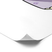 Hippo-Pop-amus Funny Hippo Soda Pop Pun Poster (Ecke)