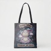Hippo-Position - Master of Calm Zen Design Tasche (Vorderseite)