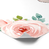 Hippo Princess Baby Dusche Begrüßungszeichen Poster (Ecke)