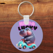 Hippo Ride Schlüsselanhänger (Vorderseite)