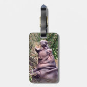 Hippo Roar, Gepäckmarke Gepäckanhänger (Rückseite vertikal)