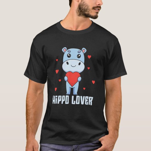 Hippo Saying Cute Hippos Hippopotamus T-Shirt (Vorderseite)