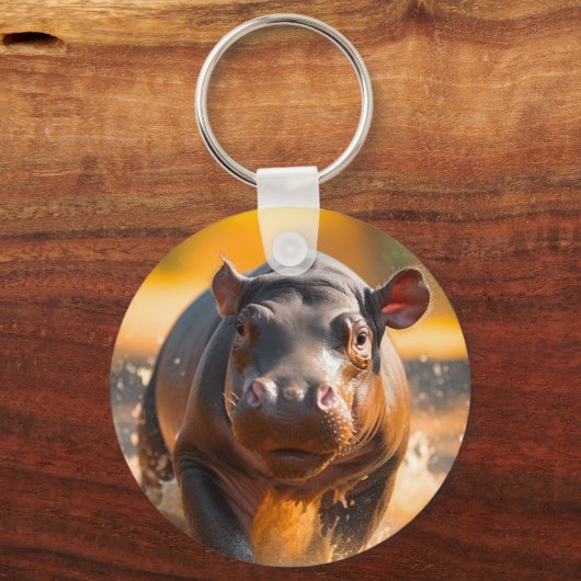 Hippo Schlüsselanhänger (Rückseite)