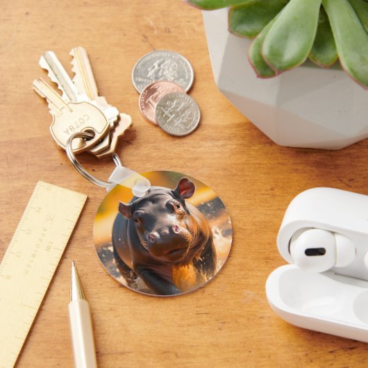 Hippo Schlüsselanhänger (Schreibtisch)