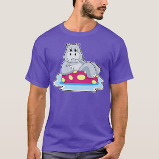 Hippo-Schwimmboot T-Shirt