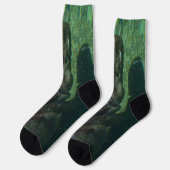 Hippo Schwimmen unter Wasser, Crew Socken (Linkes Detail)