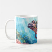 Hippo Scuba underwater Kaffeetasse (Links)