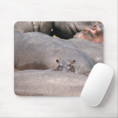 Hippo sieht dich an mousepad (Mit Mouse)