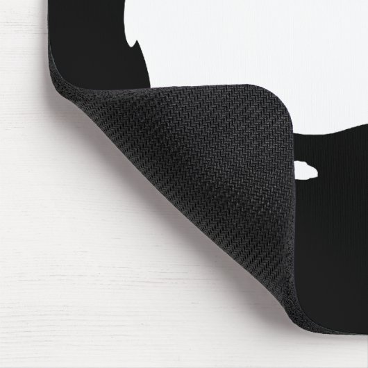 Hippo-Silhouette Mousepad (Ecke)