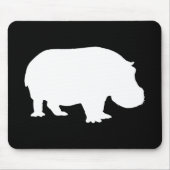 Hippo-Silhouette Mousepad (Vorne)