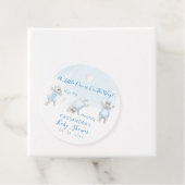 Hippo Somersault Baby Shower Geschenkanhänger (Beispiel)