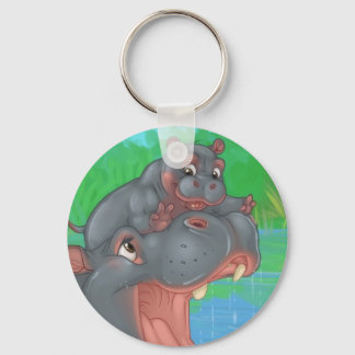 Hippo Splash Keyring Schlüsselanhänger