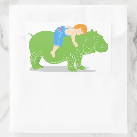 Hippo Stickers (Tasche)