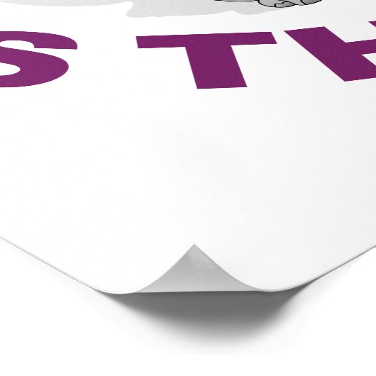 Hippo, Strong ist das neue angesagte Poster (Ecke)