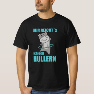 Hippo The Hullern Sport Niedlicher Tiere Hippo T-Shirt