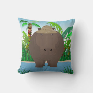 Hippo Throw Kissen