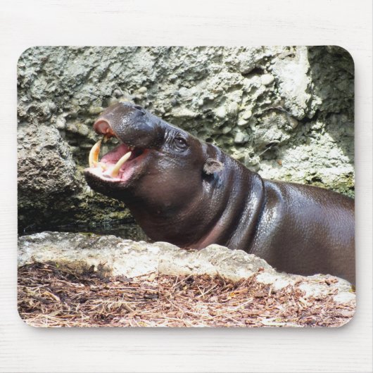 Hippo-Tier Mousepad (Vorne)