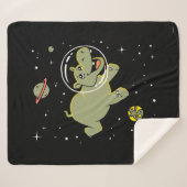 Hippo-Tiere im Weltraum Sherpadecke (Vorderseite (Horizontal))