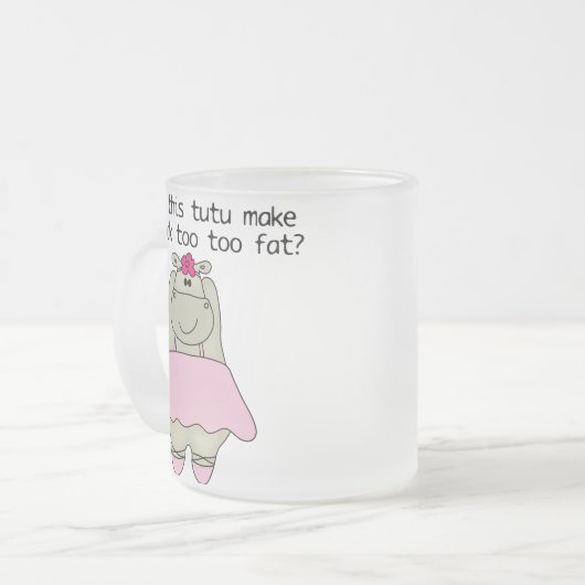 Hippo Tu Tu Fat Mattglastasse (Vorderseite Links)