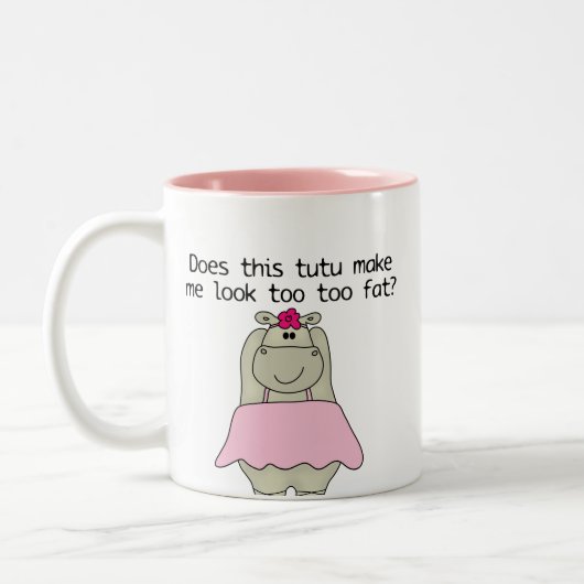 Hippo Tu Tu Fat Zweifarbige Tasse (Links)