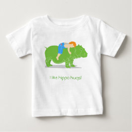 Hippo-Umarmungen Baby T-shirt