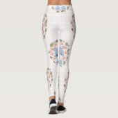 Hippo und Blume Tattoo Leggings (Rückseite)