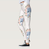 Hippo und Blume Tattoo Leggings (Links)
