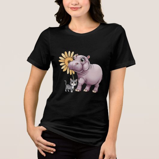 Hippo und Cat T - Shirt Katzen-a-Tonic (Stil 1) (Vorderseite)