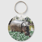 Hippo und der Vogel Schlüsselanhänger (Vorderseite)