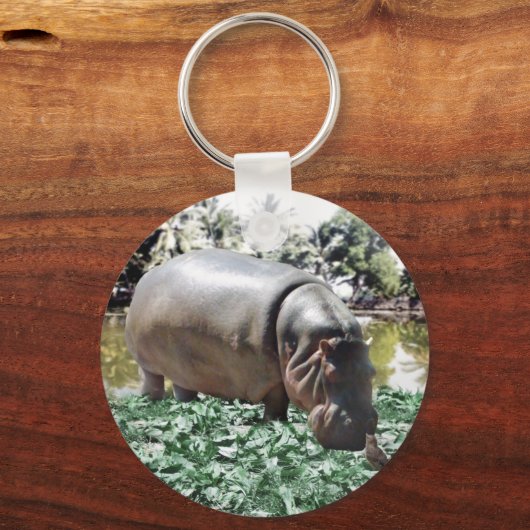 Hippo und der Vogel Schlüsselanhänger (Vorderseite)