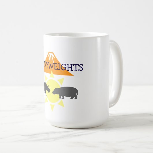 Hippo und Rhino Kaffeetasse (VorderseiteRechts)