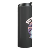 Hippo-ween Spooky Halloween Moo Deng Hippo Ghost Thermosbecher (Nach links gedreht)