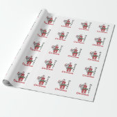 Hippo Weihnachtsgeschenk Wintertiere Hippos Geschenkpapier (Ungerollt)