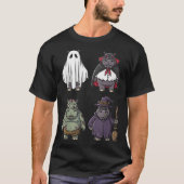Hippo Witch Zombie Halloween-Kostüm T-Shirt (Vorderseite)