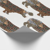 Hippo Wrapping Paper Geschenkpapier (Ecke)