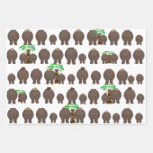 Hippo Wrapping Paper Sheets Geschenkpapier Set (Vorderseite)