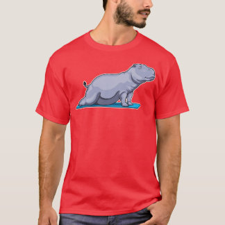 Hippo Yoga Fitness T-Shirt