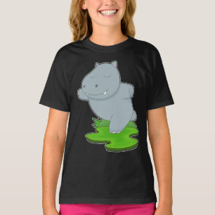 Hippo Yoga Fitness T-Shirt