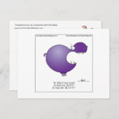 HIPPOBOTTOMUS Postkarte bis April McCallum (Vorne/Hinten)