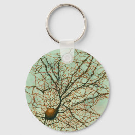 hippocampal neuron green - Keychain Schlüsselanhänger