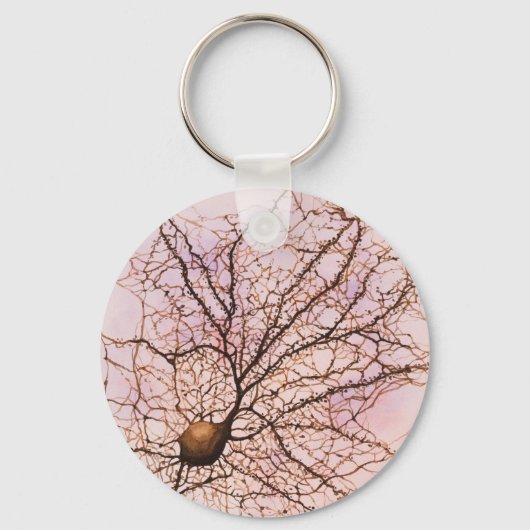 hippocampal neuron - Keychain Schlüsselanhänger (Vorderseite)