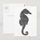 Hippocampe Postkarte (Vorne/Hinten)