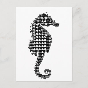 Hippocampe Postkarte