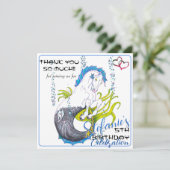 Hippocampus Dankeskarte (Stehend Vorderseite)