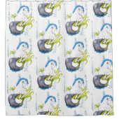 Hippocampus Duschvorhang (Vorderseite)