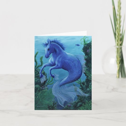 Hippocampus notecard karte (Vorderseite)